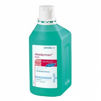 Sch&uuml;lke Desderman Pure 500ml Handdesinfectie