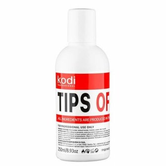 KODI Tips Off 250 ml Vloeistof (aceton) Voor Het Verwijderen van Acryl en Gellak