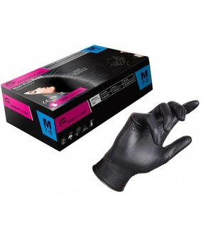 Nitril Handschoenen Prestige PRO  Zwart Maat L 