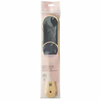 STALEKS Wooden Foot File 60/80/100/120 BEAUTY &amp; CARE 10 TYPE 3