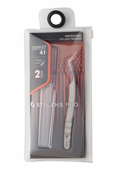 STALEKS Professional Eyelash Tweezers EXPERT 41 TYPE 2 