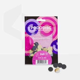 STALEKS Disposable files (soft) PODODISC PRO S 240 grit (50 pieces)