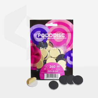 STALEKS Vijlen Zacht Voor Pododisc PRO L 240 grit 50 stuks