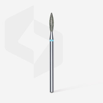 STALEKS Diamond Nail Drill Bit Flame Blue 2.3mm 10mm