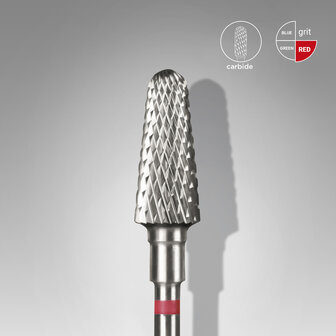 STALEKS Carbide Frees Bitje Conus Rood 6.0mm-14mm