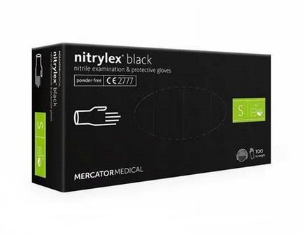 Nitrylex Gloves Black Size S