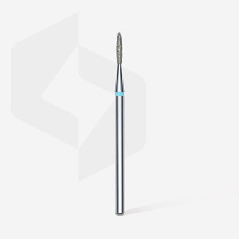 STALEKS Diamond Nail Drill Bit Flame Blue 1.6mm 8mm