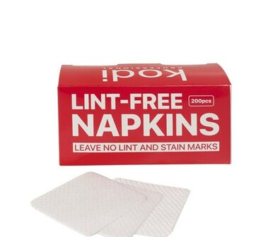 KODI Lint Free Wipes Napkins 200 stuks