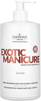 Farmona EXOTIC MANICURE Herstellende Hand- En Nagelcreme 500ml