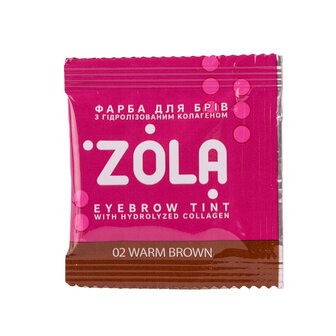 ZOLA Eyebrow Tint Sachet 02&ndash; Warm Brown