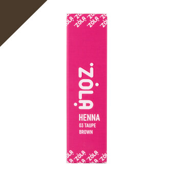 ZOLA Eyebrow Henna Taupe Brown 10g