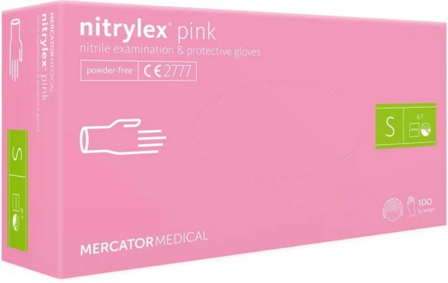 Nitrylex Gloves Pink Size S