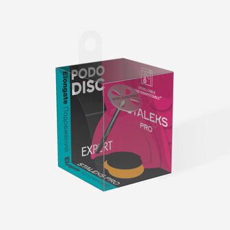 STALEKS Pododisc Pro LONG Metal Base Set (S) 180gritt 15mm 