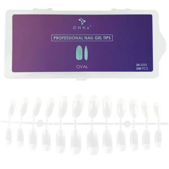 DNKa&#039; Professionele Gel Tips Oval 240 Stuks