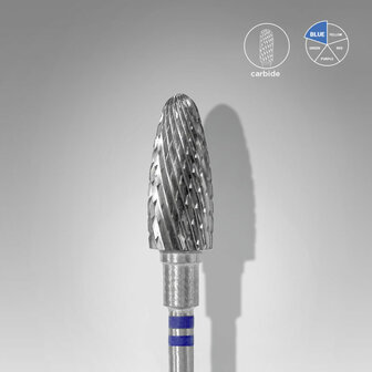 STALEKS Carbide Frees Bitje Voor Linkshandig Conus-Corn Blauw 6.0mm-14mm