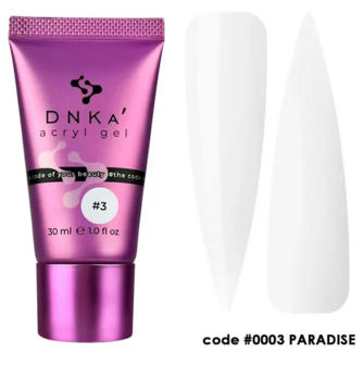 Аcryl Gel DNKa #0003 Paradise (tube) 30ml