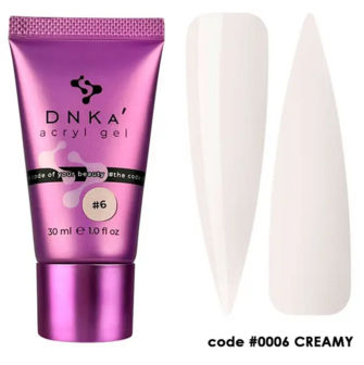 Аcryl Gel DNKa #0006 Creamy (tube) 30ml