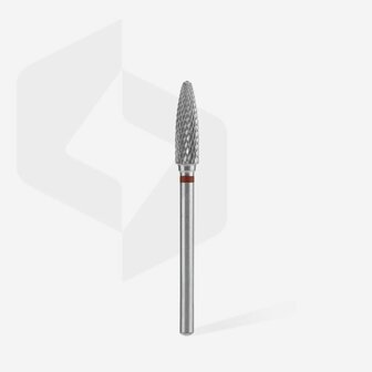 STALEKS Carbide Nail Drill Bit Corn Red 4 mm 14 mm