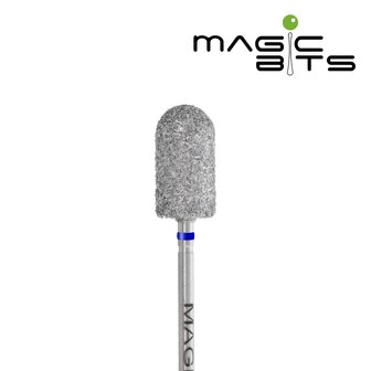 MAGIC BITS Pedicure Cilinder Bitje (Medium - Blauw) 8mm