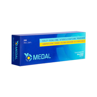 MEDAL Sterilization Pouches 90mm x 230mm 200pcs