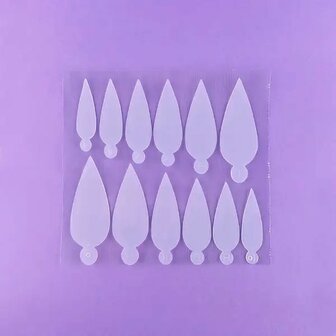 DNKa&#039; Professional Nail Molds (for perfect french) #0001 36 pieces