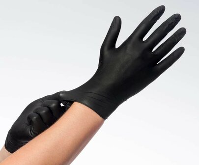 COMFORTIES Soft Nitrile Gloves Zwart Size M