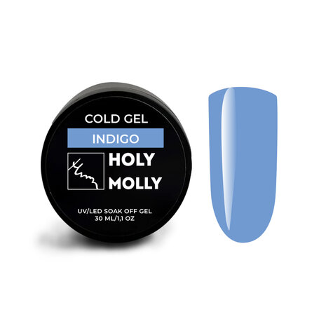 Holy Molly Cold Gel (Builder gel) INDIGO, 30ml