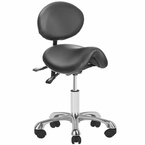 Saddle stool ergonomic 6001 Black/White