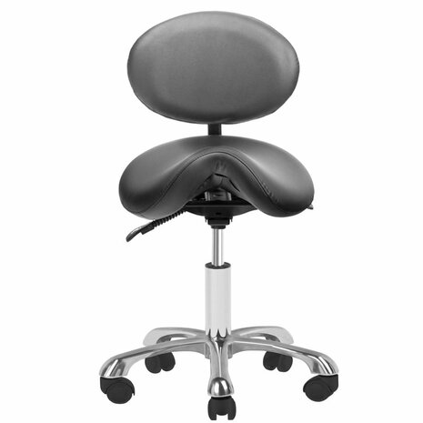 Saddle stool ergonomic 6001 Black/White