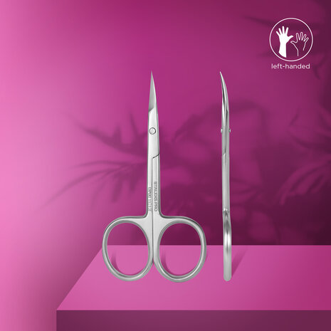 STALEKS Professional Cuticle Scissors For Left-Handed Users EXPERT 11 TYPE 1