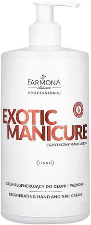 Farmona Exotic Manicure Regenerating Hand And Nail Cream 500ml