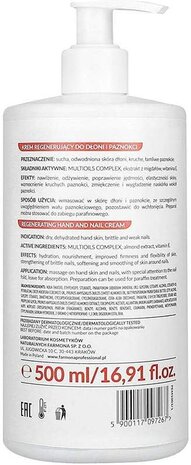 Farmona Exotic Manicure Regenerating Hand And Nail Cream 500ml