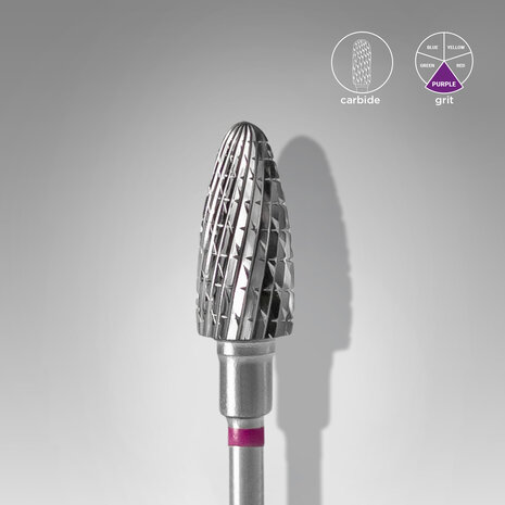 STALEKS Carbide Frees Bitje Conus-Corn Violet 6.0mm 14mm