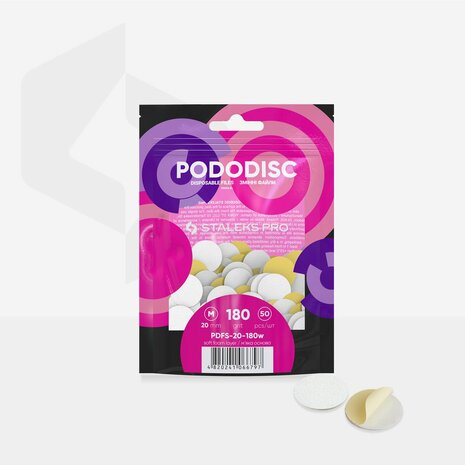 STALEKS Disposable Files Soft For PODODISC PRO M 180 grit 