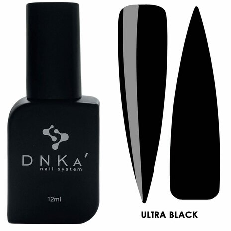 Color Gel Polish DNKa ULTRA BLACK, 12ml