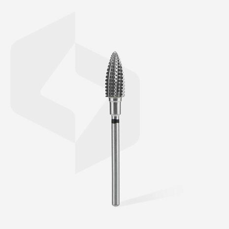 STALEKS Carbide Frees Bitje Pine Cone Zwart 6mm 14mm