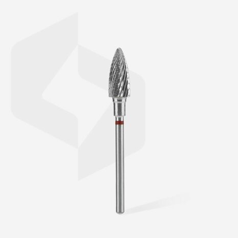 STALEKS Carbide Frees Bitje Pine Cone Rood 6mm 14mm