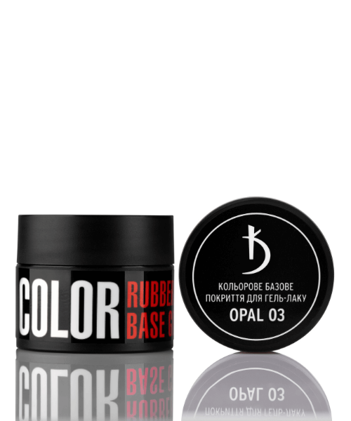 Color Rubber Base Gel Opal 03, 12 ml. Kodi Professional - SimDi Beauty