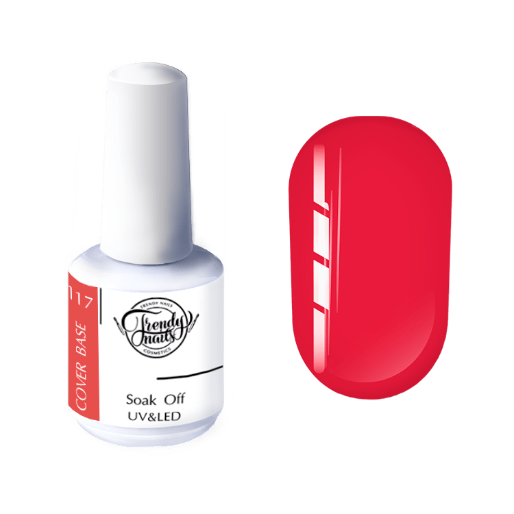 Cover base 117, Trendy Nails 15ml - SimDi Beauty