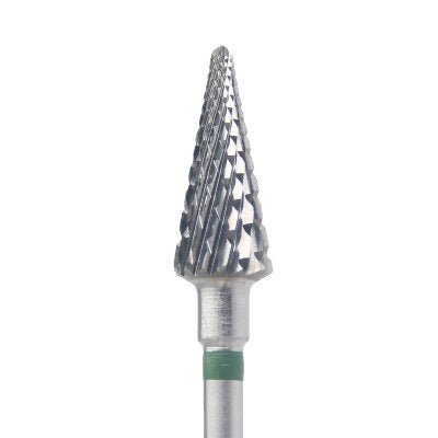 KMIZ Carbide Conus Freesbitje Grof - Groen 6.0mm 14mm 2.3mm - SimDi Beauty