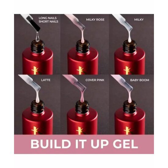 KODI Build It Up Gel &quot;Milky Rose&quot; 15 ml - SimDi Beauty