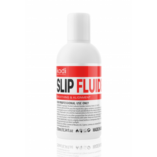 KODI Slip Fluide Smoothing &amp; Alignment Vloeistof Voor Acrygel Systeem 250 ml - SimDi Beauty