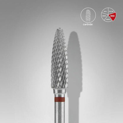 STALEKS Carbide Frees Bitje Conus - Corn Rood 4.0 mm 14 mm - SimDi Beauty