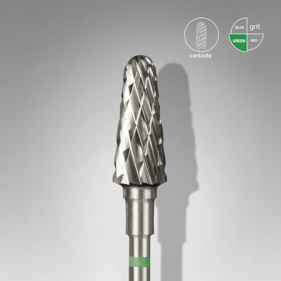 STALEKS Carbide Frees Bitje Conus Groen 6.0mm - 14mm - SimDi Beauty