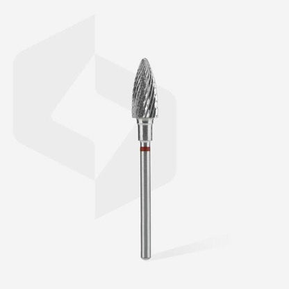 STALEKS Carbide Frees Bitje Pine Cone Rood 6mm 14mm - SimDi Beauty