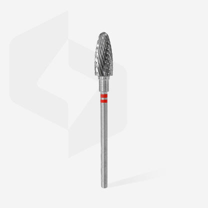 STALEKS Carbide Frees Bitje Voor Linkshandig Conus - Corn Rood 6.0mm - 14mm - SimDi Beauty