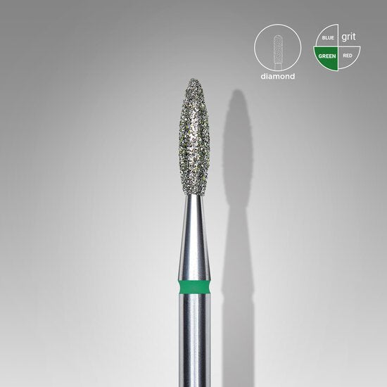 STALEKS Diamant Frees Bitje Vlam Groen 2.1mm 8mm - SimDi Beauty