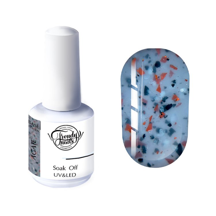 Textural base AGATE, Trendy Nails 15ml - SimDi Beauty